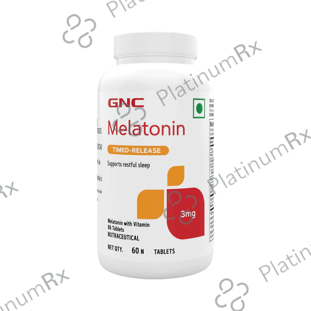 GNC Melatonin 3mg Timed-Release Tablet