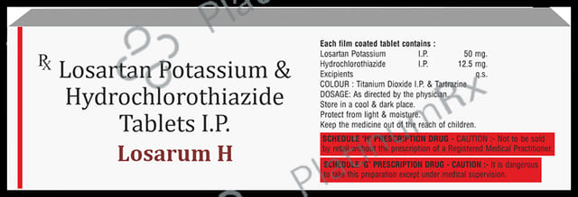 Losarum H 0.5/10mg Tablet 10s
