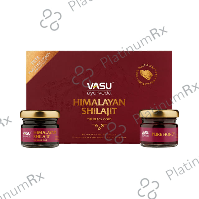 Vasu Ayurveda Himalayan Shilajit The Black Gold with Pure Honey 30gm Free 20gm