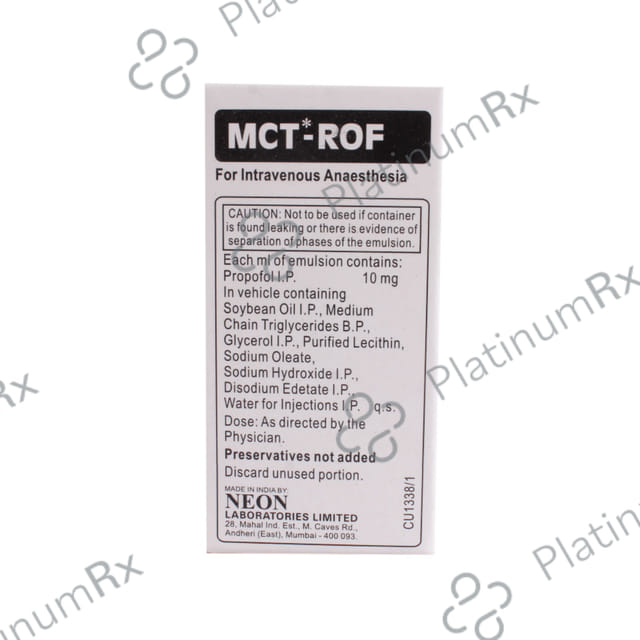 Mct Rof 10mg Injection 20ml