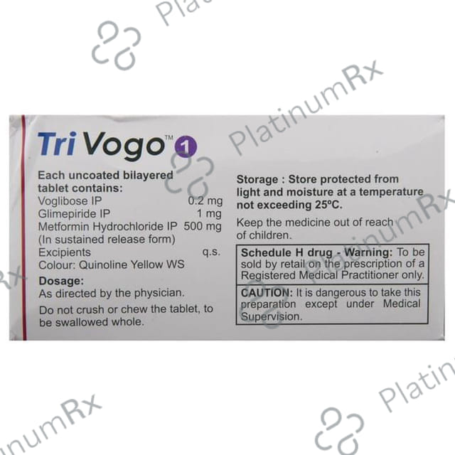 Trivogo 1/500/0.2mg Tablet SR 10s
