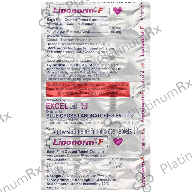 Liponorm F 10/160mg Tablet 15s