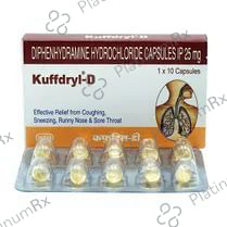 Kuffdryl D 25mg Capsule 10s