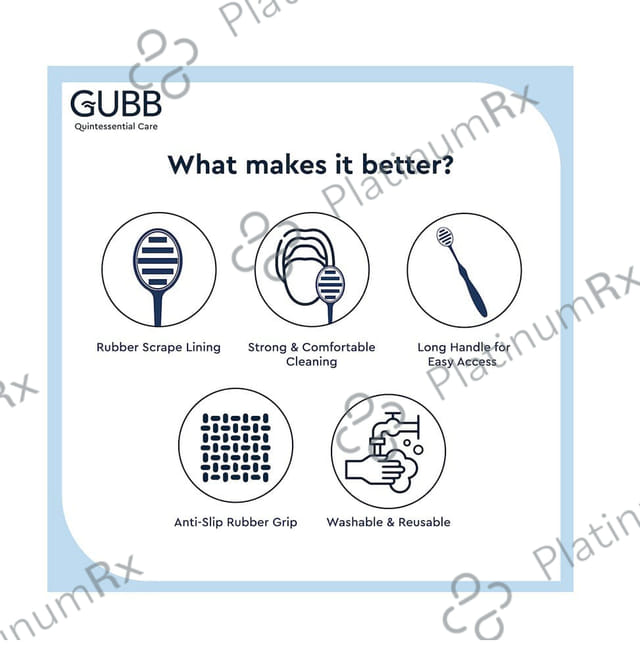 Gubb T+ Tongue Cleaner Pink