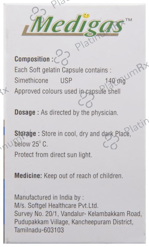 Medigas Capsule 10s