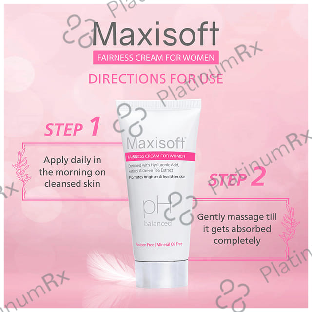 Maxisoft Fairness Cream for Women (50gm Each) 4 Tubes