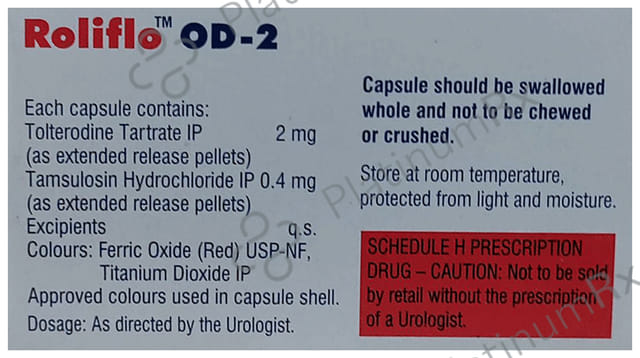 Roliflo OD 0.4/2mg Capsule ER 10s