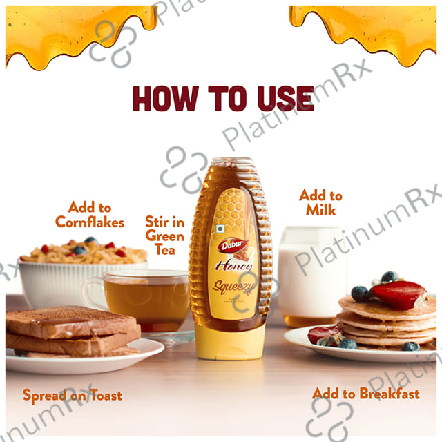 Dabur Honey 100% Pure Honey Brand With No Sugar Adulteration Squeezy Pack 700gm