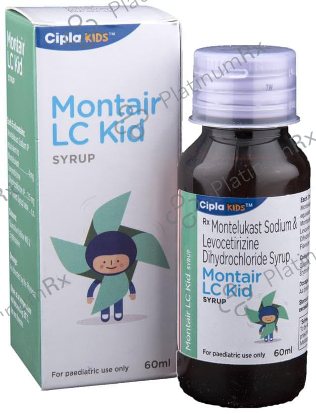 Montair LC Kid 2.5/4mg Syrup 60ml
