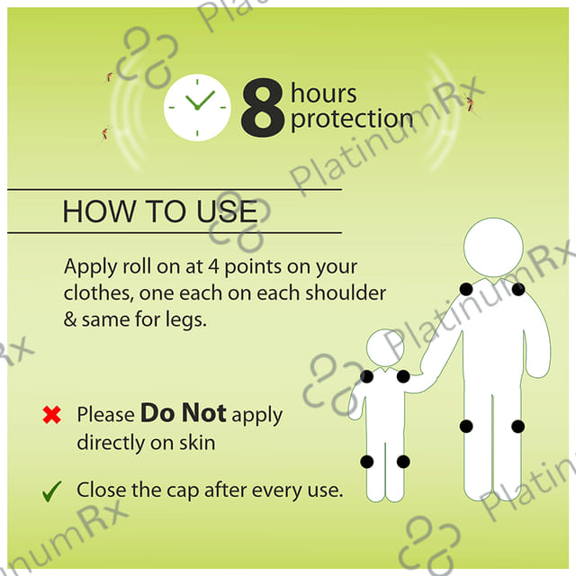 Leeford Mosq-Away Mosquito Repellent Fabric Roll On