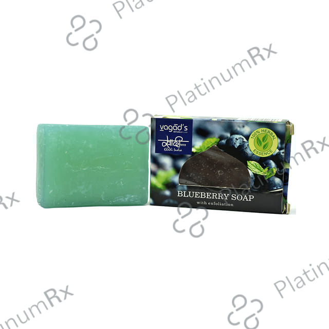 Vagad's Khadi Blueberry Soap with Exfoliation
