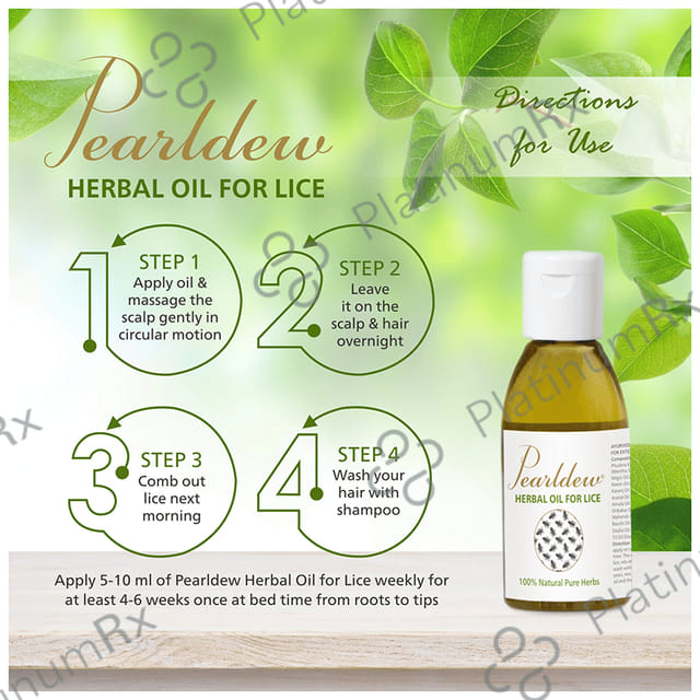 Pearldew Herbal Oil for Lice (25ml Each) 1 Bottle
