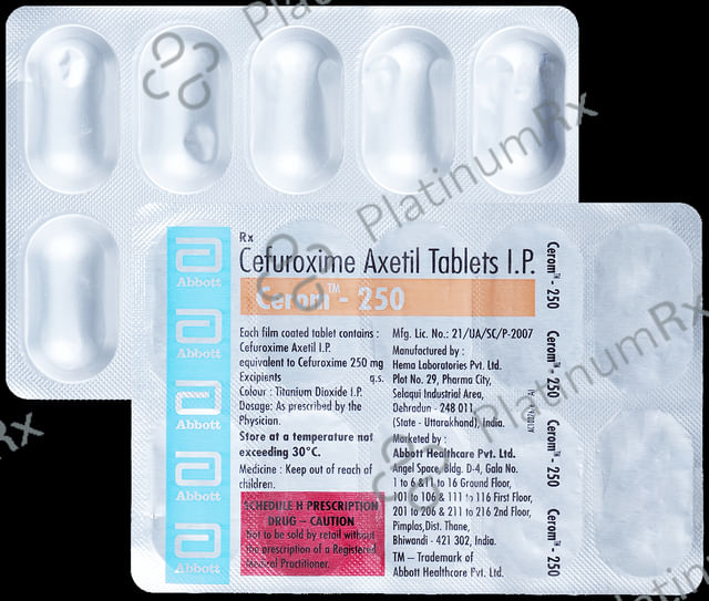 Cerom 250mg Tablet10s