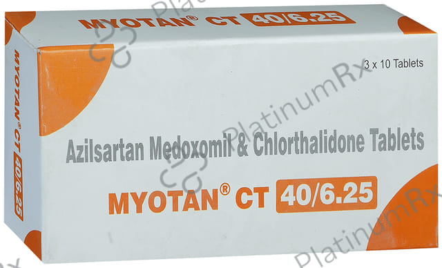 Myotan CT 40/6.25mg Tablet 10s