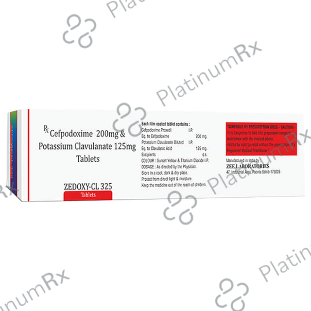 Zedoxy-CL 325 Tablet