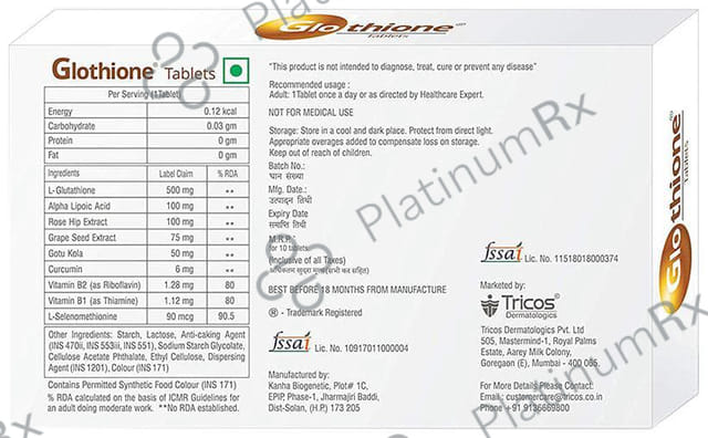 Glothione Tablet 10s