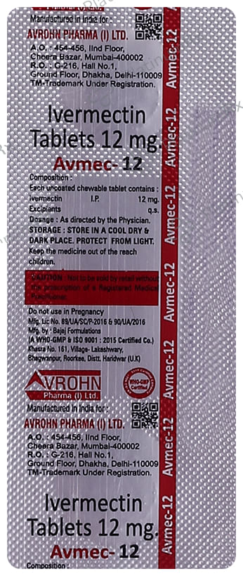 Avmec 12 Tablet