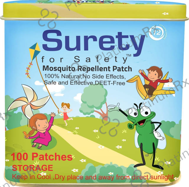 Surety for Safety Mosquito Repellent Patch 100 patches
