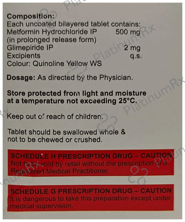 Glutaryl M2 Tablet PR 15s