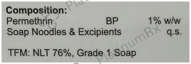 Scrabic 1% Soap 75gm