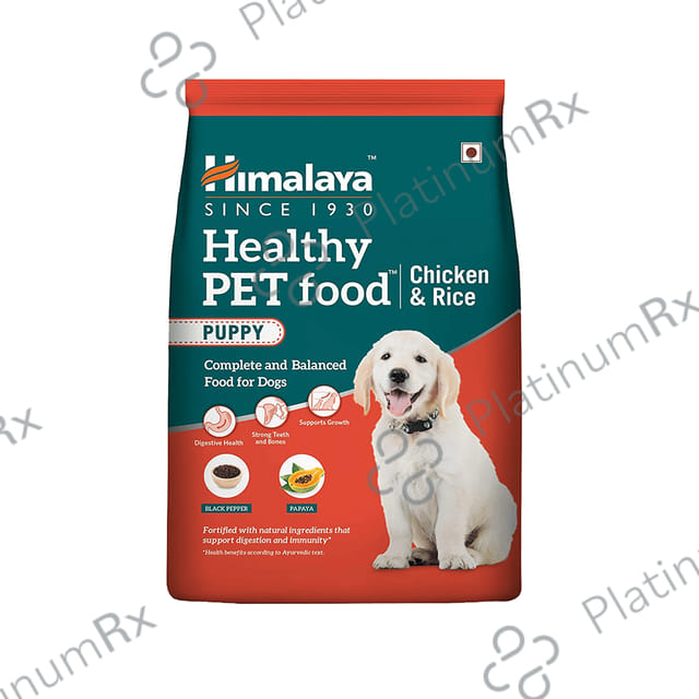 Himalaya Healthy Pet Food for Puppy's Digestion, Growth, Strong Teeth & Bones - Chicken & Rice 400 gm
