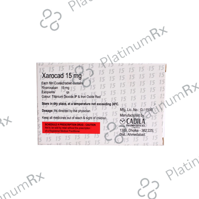 Xarocad 15mg Tablet