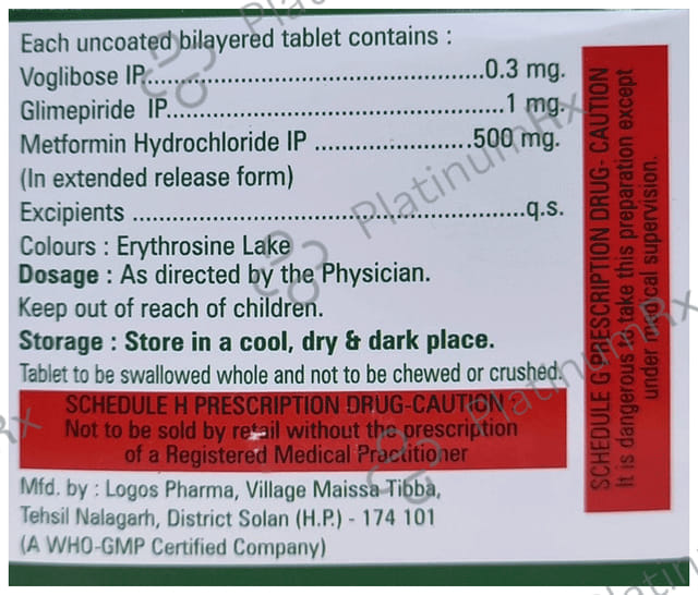 Trivoglicad Tablet 10s