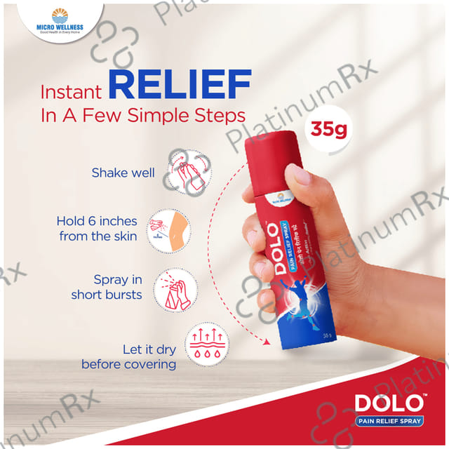 Dolo Pain Relief Spray 35gm