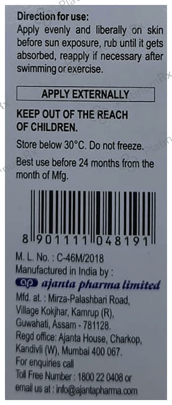 Sunstop Aquagel SPF 30 Gel 60gm
