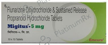 Migitus 5/40mg Tablet SR 10s