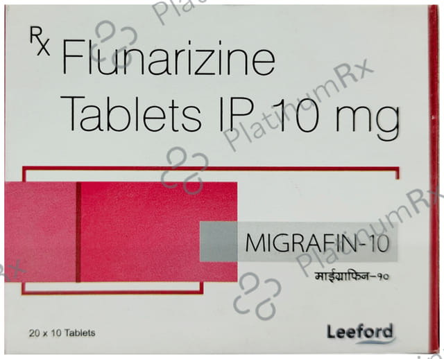 Migrafin 10mg Tablet 10s