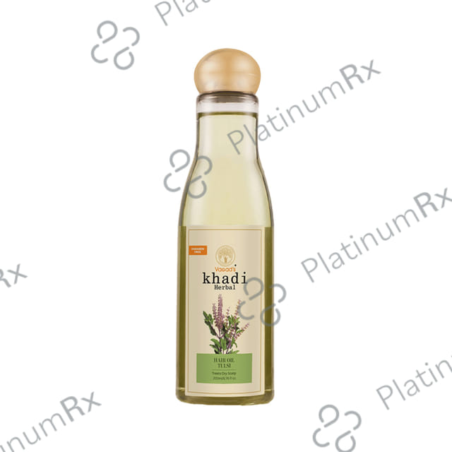 Vagad's Khadi Tulsi Herbal Hair Oil