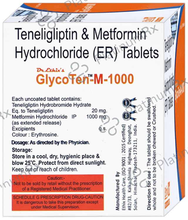 Glycoten-M 1000 Tablet ER