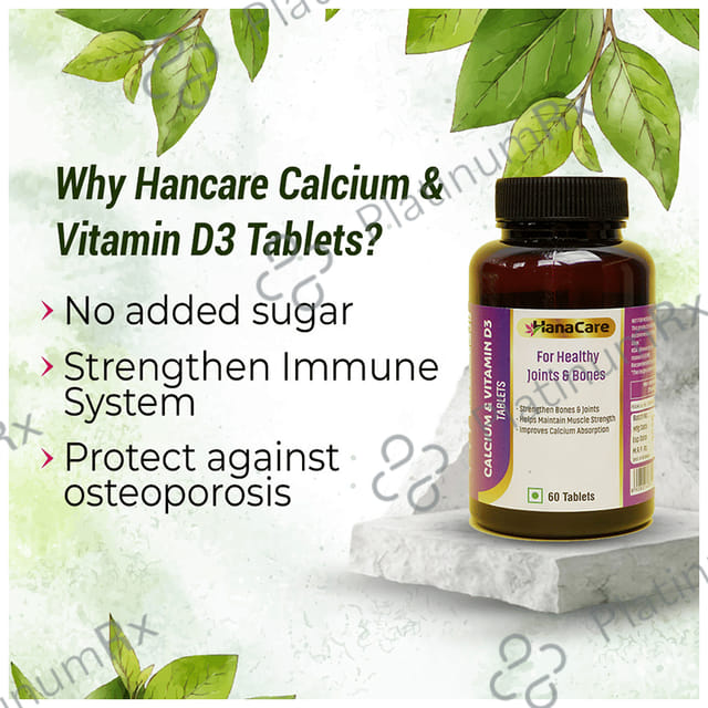 Hana Care Calcium & Vitamin D3 Tablet 60s