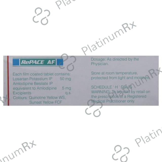 Repace AF 5/50mg Tablet 10s