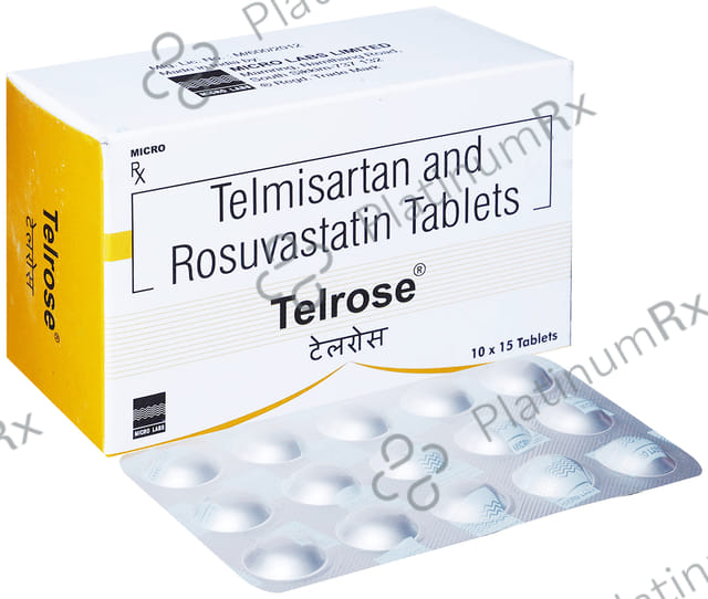 Telrose 10/40mg Tablet 15s