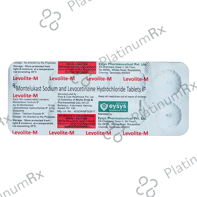 Levolite M 5/10mg Tablet 10s