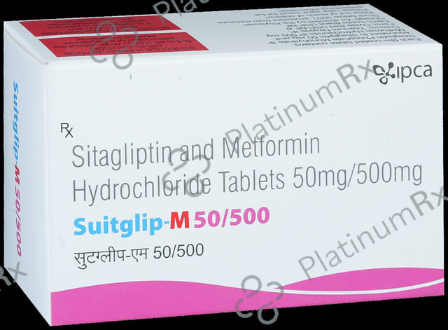 Suitglip M 50/500mg Tablet 10s