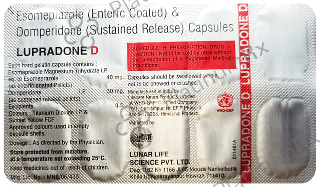 Lupradone 30/40mg D Capsule SR 10s