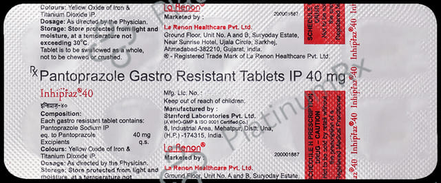 Inhipraz 40mg Tablet 10s