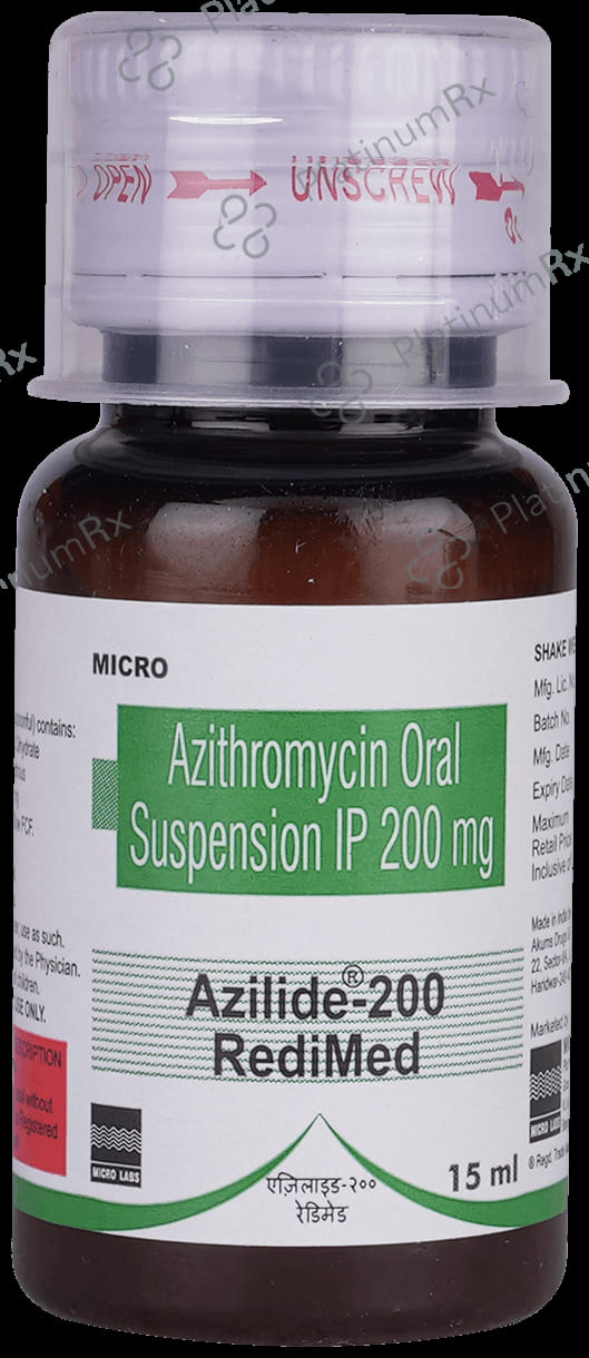 Azilide RediMed 200mg Syrup 15ml