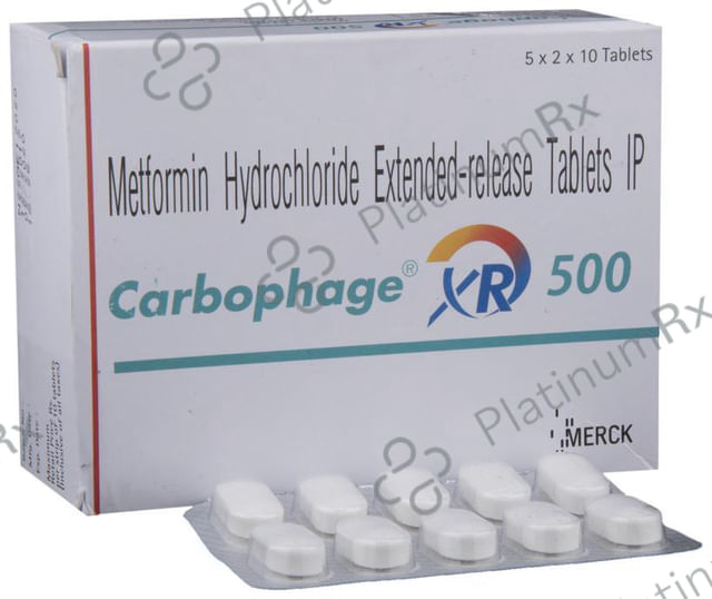 Carbophage XR 500mg Tablet ER 10s