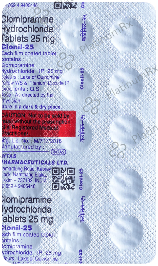 Clonil 25mg Tablet 15s