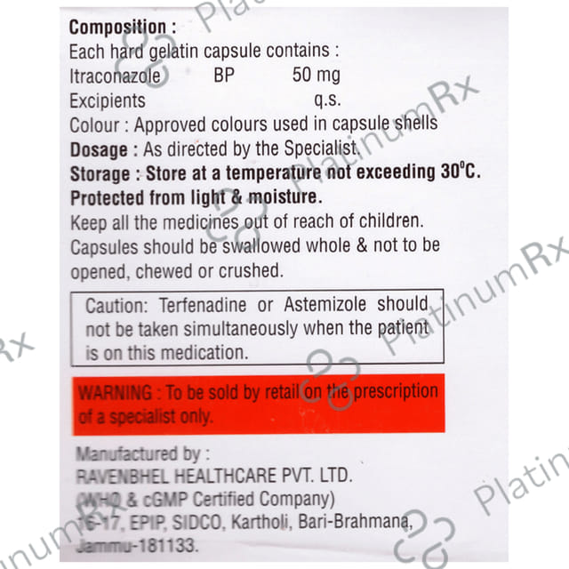 Afitra SB 50mg Capsule 10s