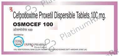 Osmocef 100mg Tablet DT 10s