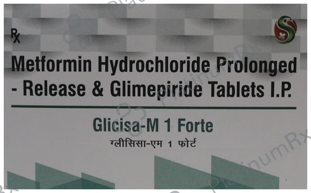 Glicisa M 1/1000mg Forte Tablet PR 10s