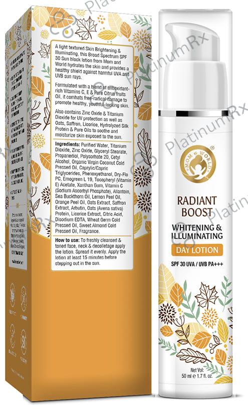 Mom & World Radiant Boost Day SPF 30 Lotion 50ml