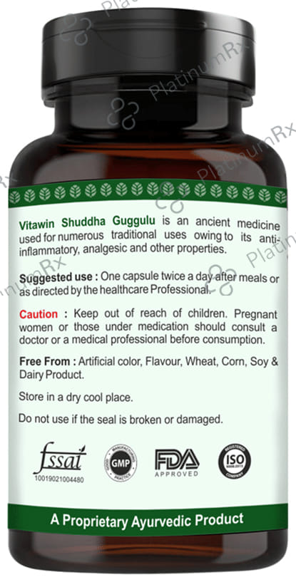 Vitawin Shuddha Guggulu Vegetarian Capsule