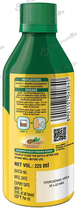 Softovac Sugar Free Mango Flavour Solution 225ml