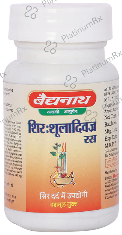 Baidyanath (Jhansi) Shirahshuladiwajra Ras Tablet